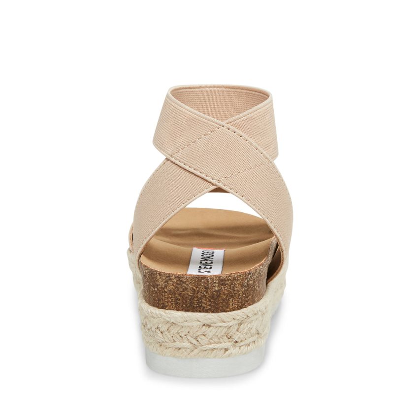 Light Brown Steve Madden Jkimmie Kids' Platform Sandals | PH 4520OGJ